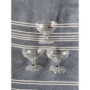 5/$25 🌸 3 Vintage Ice Cream Dishes